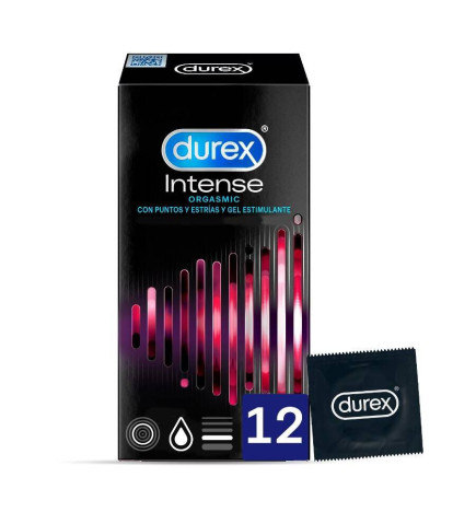 DUREX INTENSE ORGASMIC 12 PRESERVATIVOS
