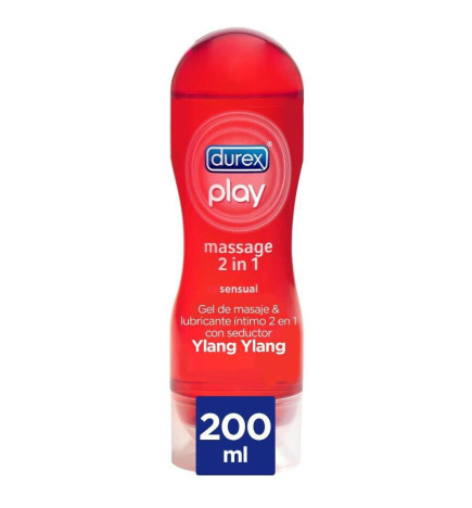 DUREX MASSAGE LUBRICANTE 2IN1 YLANG YLANG PLACER SENSUAL 1 ENVASE 200 ML