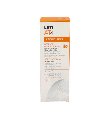 LETIAT4 DEFENSE FACIAL SPF50+ 1 TUBO 50 ML