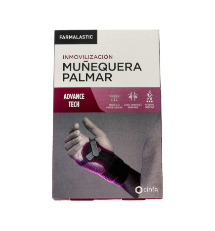 MUÑEQUERA PALMAR FARMALASTIC ADVANCE TECH 1 UNIDAD TALLA 2