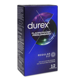DUREX PLACER PROLONGADO PRESERVATIVOS 12 UNIDADES