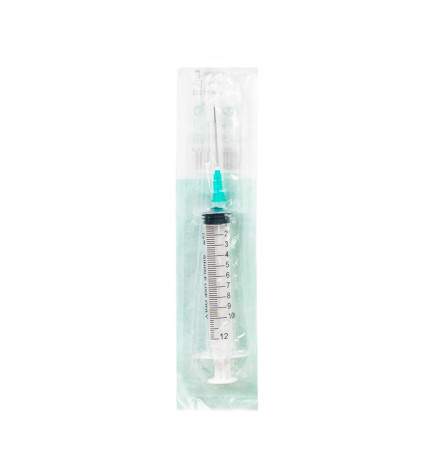 JERINGA CON AGUJA ESTERIL INTERAPOTHEK 1 UNIDAD 10 ML 40 MM X 08 MM