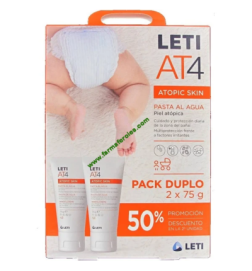 LETI AT4 DUPLO PASTA AL AGUA 2X75G