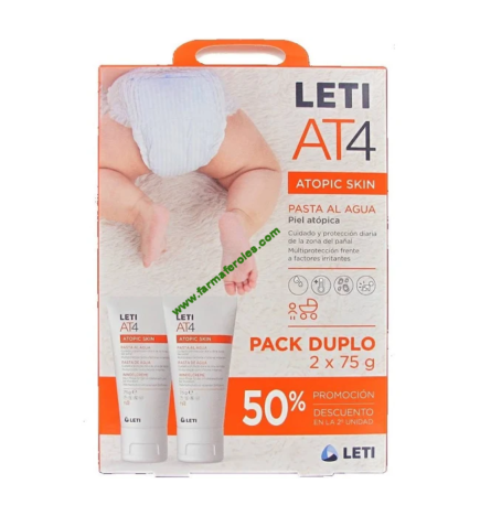 LETI AT4 DUPLO PASTA AL AGUA 2X75G