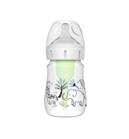 BIBERON BOCA ANCHA PP OPTIONS+ DR BROWN´S NATURAL FLOW 1 UNIDAD 150 ML SELVA