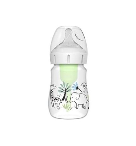 BIBERON BOCA ANCHA PP OPTIONS+ DR BROWN´S NATURAL FLOW 1 UNIDAD 150 ML SELVA