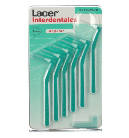 CEPILLO INTERDENTAL LACER EXTRAFINO ANGULAR 6 UNIDADES