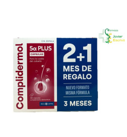 COMPLIDERMOL 5ALFA PLUS 180 CAPSULAS PACK 2 + 1