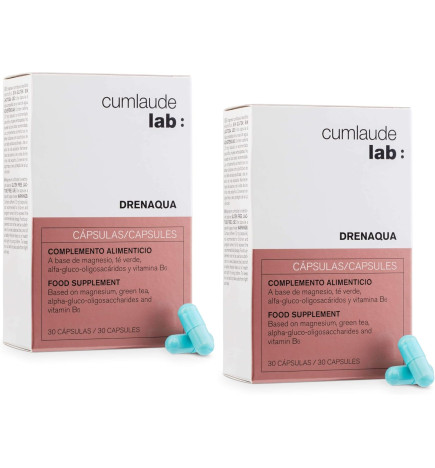 CUMLAUDE DRENAQUA DUPLO 30 CAPSULAS