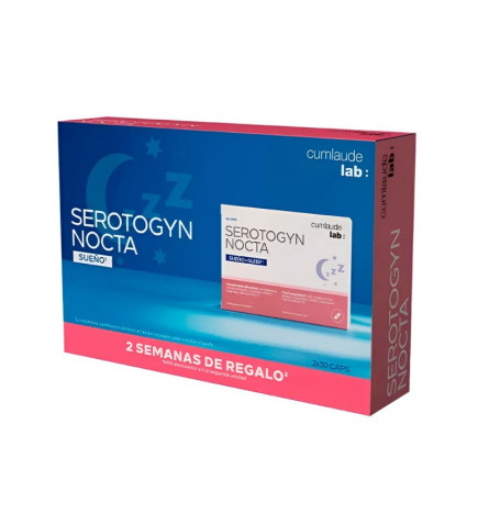 CUMLAUDE DUPLO SEROTOGYN NOCTA 2X30 CAPSULAS