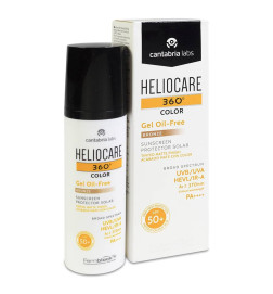HELIOCARE 360º SPF 50+ COLOR GEL OILFREE PROTECTOR SOLAR 1 ENVASE 50 ML COLOR BRONZE