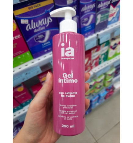 INTERAPOTHEK GEL INTIMO CON EXTO DE AVENA 1 ENVASE 250 ML