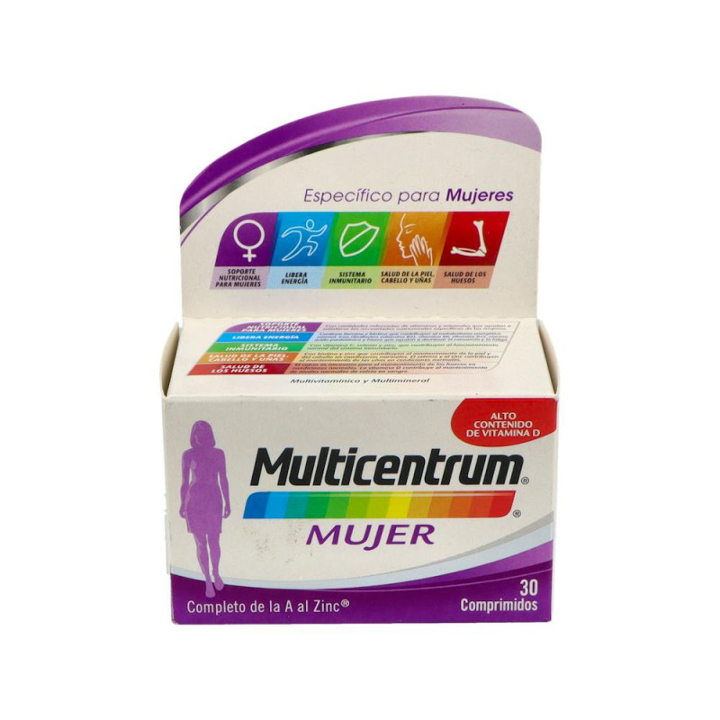 MULTICENTRUM MUJER 30 COMPRIMIDOS
