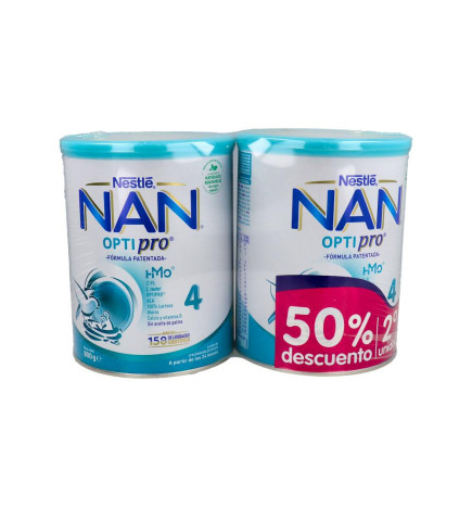 NAN OPTIPRO 4 2 ENVASES 800 G
