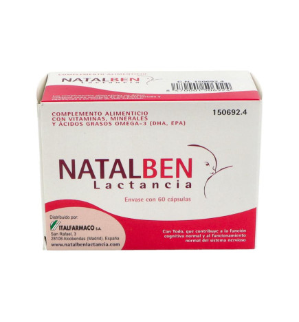 NATALBEN LACTANCIA 60 CAPSULAS