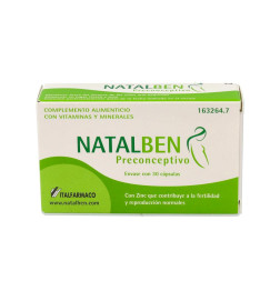 NATALBEN PRECONCEPTIVO 30 CAPSULAS