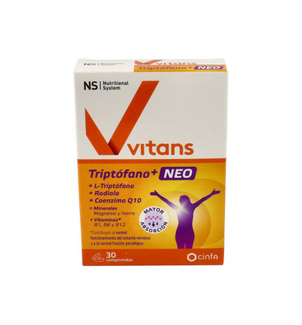 NS VITANS TRIPTOFANO+ NEO 30 COMPRIMIDOS