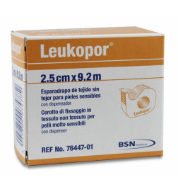 ESPARADRAPO HIPOALERGICO PAPEL MICROPORE 1 UNIDAD 5 M X 5 CM COLOR BLANCO