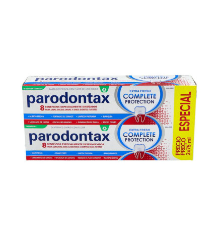 PARODONTAX COMPLETE PROTECTION EXTRA FRESH 2 ENVASES 75 ML