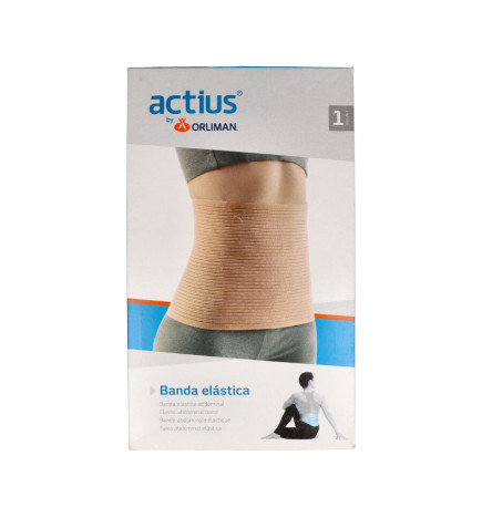 FAJA ABDOMINAL MULTIBANDA MONOFILAMENTO FARMALASTIC 1 UNIDAD TALLA MEDIANA COLOR BLANCO