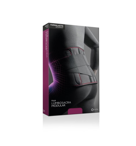 FAJA LUMBOSACRA MODULAR FARMALASTIC 1 UNIDAD TALLA UNICA