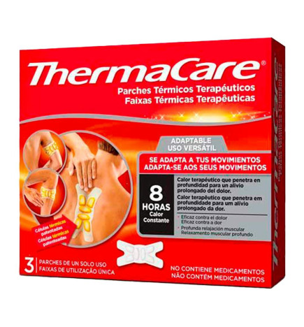 THERMACARE PARCHES TERMICOS ADAPTABLES 3 PARCHES