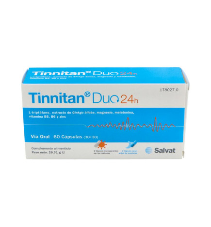 TINNITAN DUO 24 H 30 CAPSULAS + 30 CAPSULAS