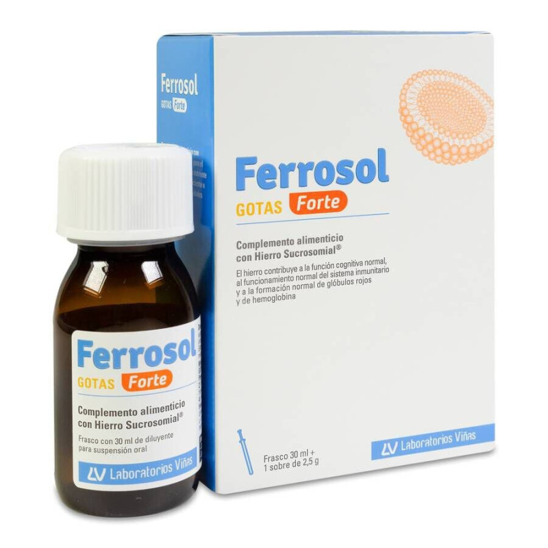 FERROSOL GOTAS FORTE 1 FRASCO 30 ML  + 1 SOBRE 25 G