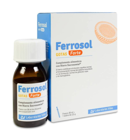 FERROSOL GOTAS FORTE 1 FRASCO 30 ML  + 1 SOBRE 25 G