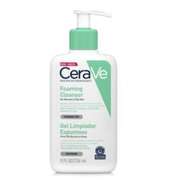 GEL LIMPIADOR ESPUMOSO CERAVE 1 ENVASE 236 ML