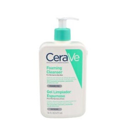 GEL LIMPIADOR ESPUMOSO CERAVE 1 ENVASE 473 ML