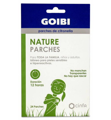 GOIBI PARCHES DE CITRONELA 24 PARCHES
